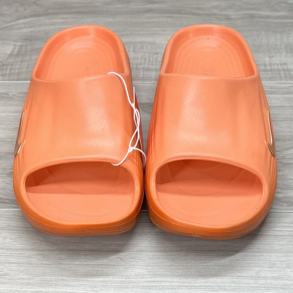 Nike ReactX Rejuven8 Men's Size 9 Orange Slides HV4479 800